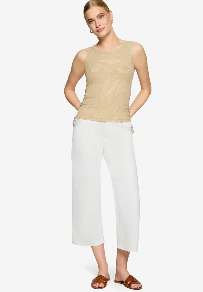 Basic-Top im Glitzer-Look