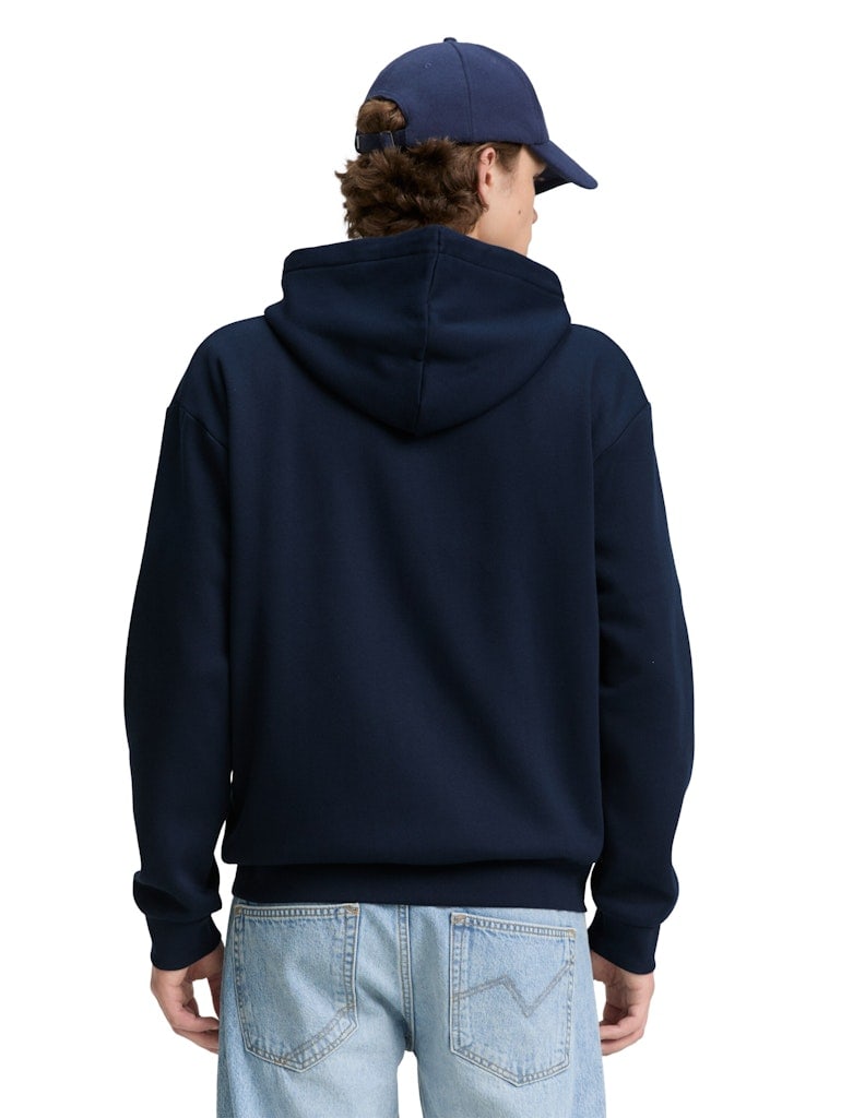 Hoodie Sweatjacke mit Logo-Print