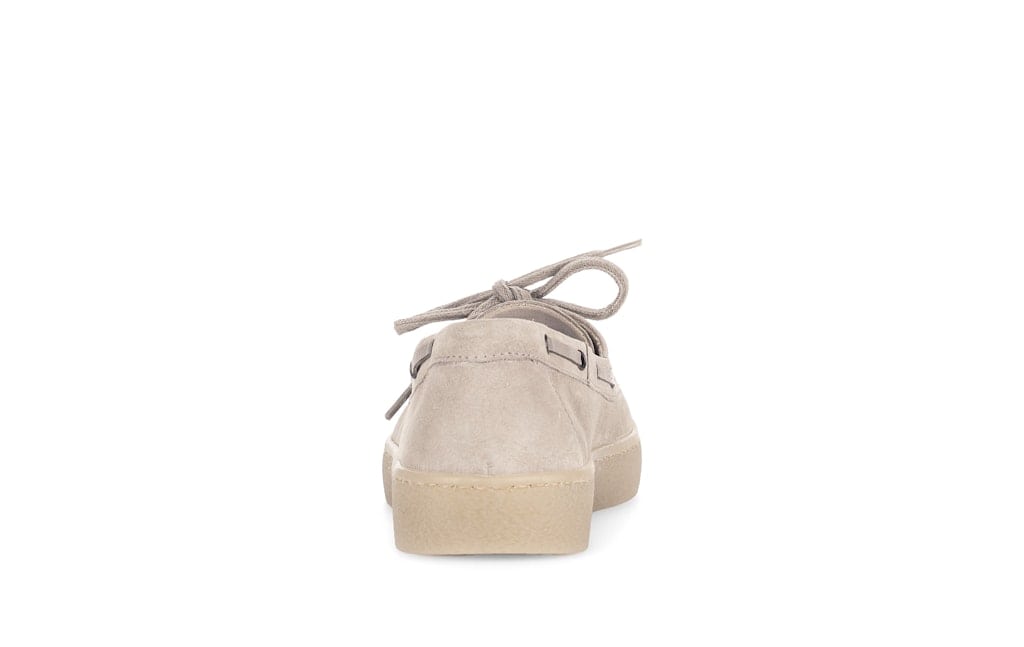 Mokassins Rauleder beige