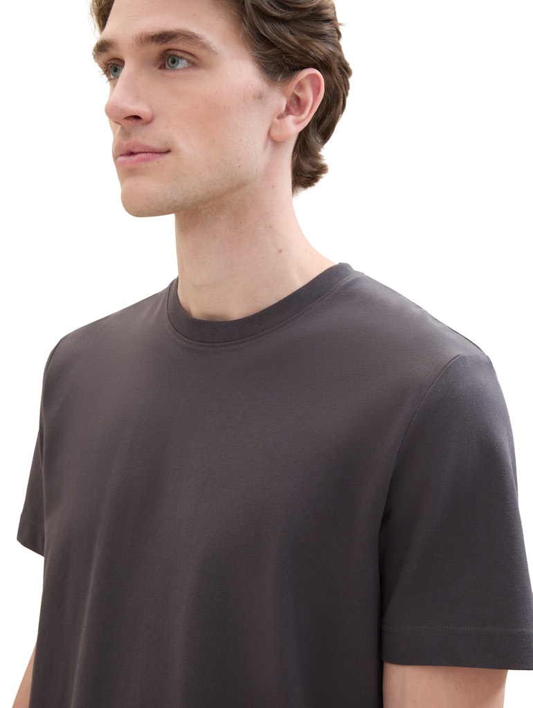 Piqué T-Shirt mit Stretch