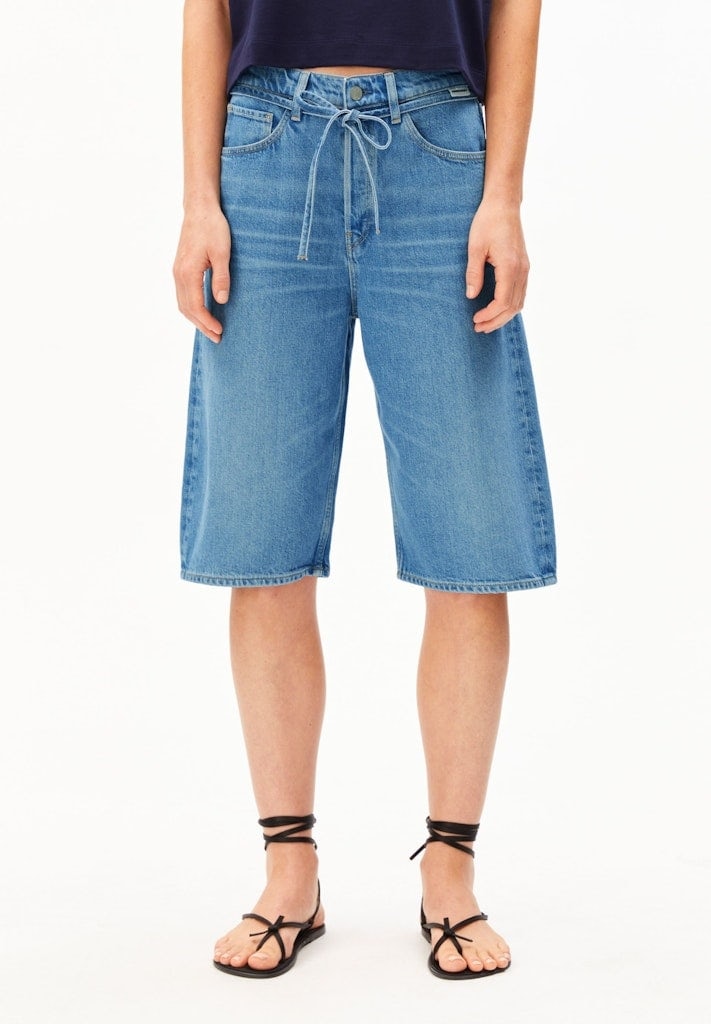 DAANY LOW BAGGY DENIM SHORT