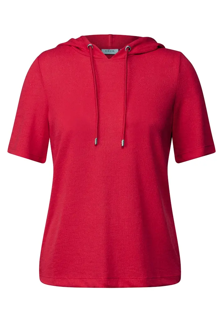 Crepe Hoodie-Shirt