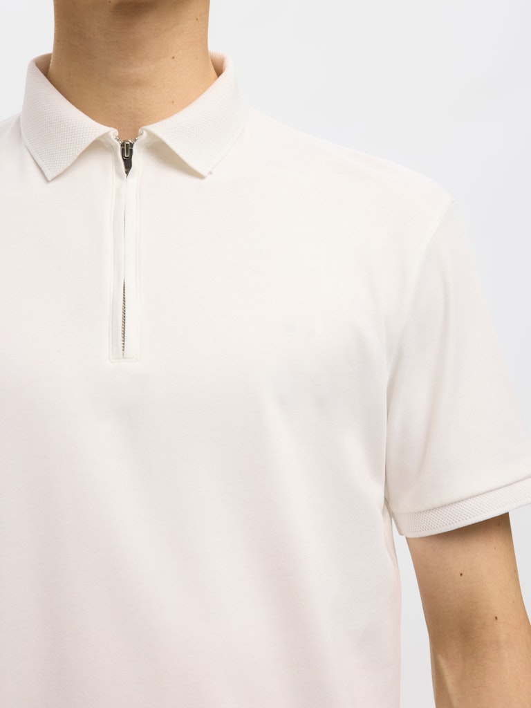 SLMFAVE ZIP SS POLO NOOS