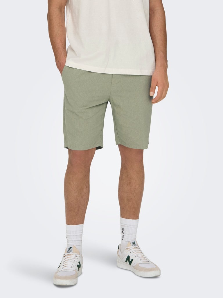 ONSLINUS 0007 COT LIN SHORTS NOOS
