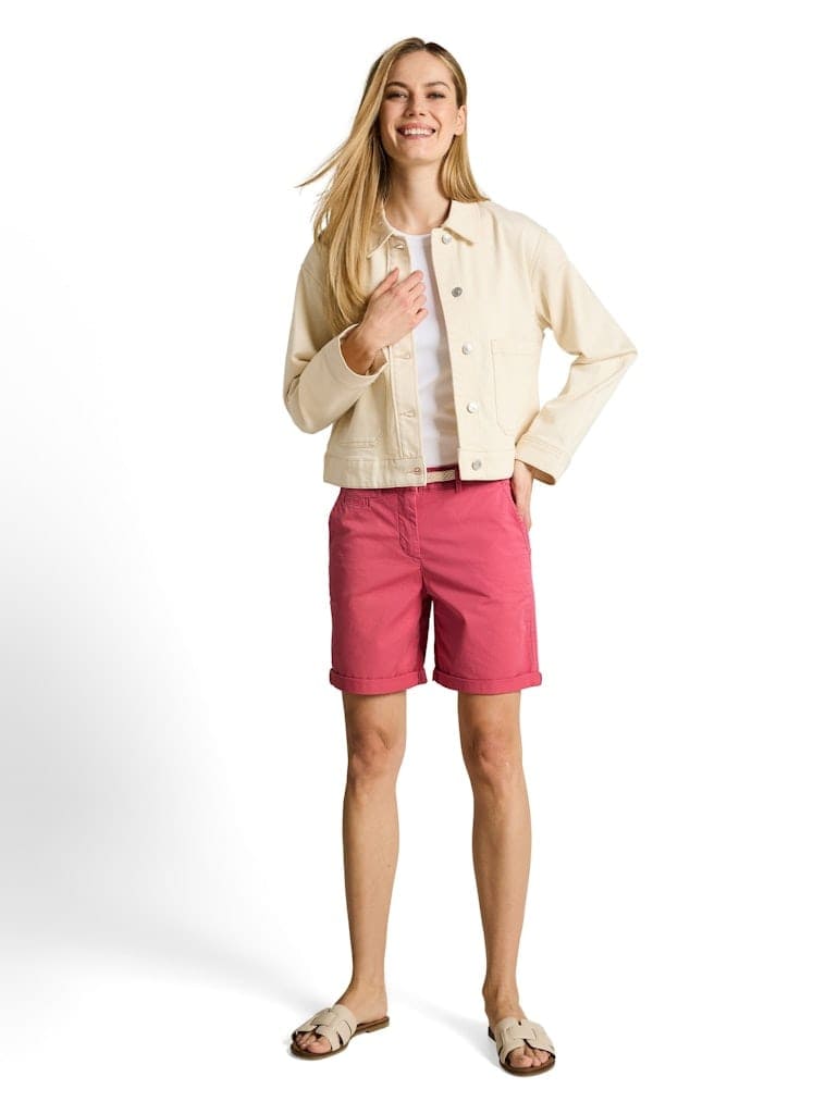 Chino Bermuda Shorts mit Gürtel