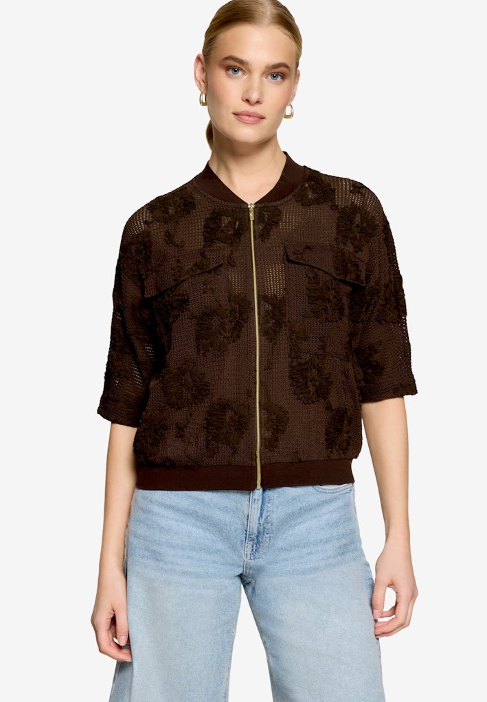 Blouson mit Fledermausärmeln