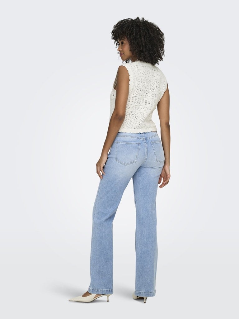 ONLIRINA V-NECK BUTTON VEST KNT NOOS