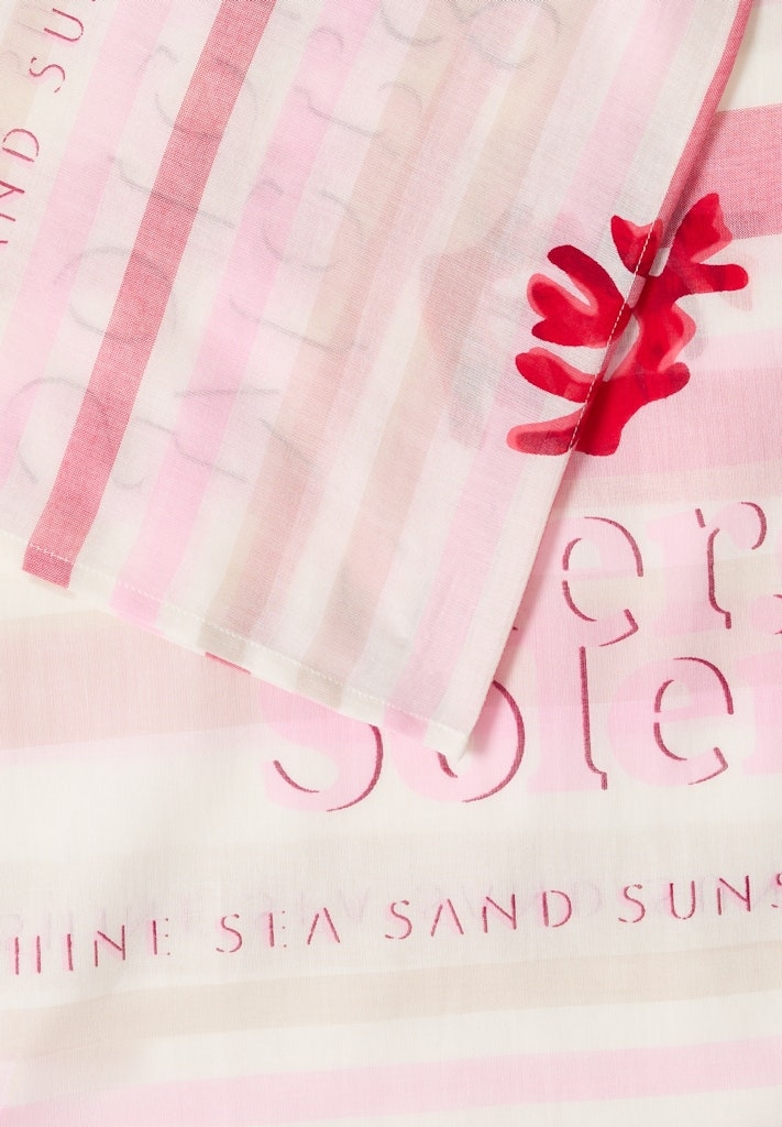 Loop-Schal mit Streifenmuster