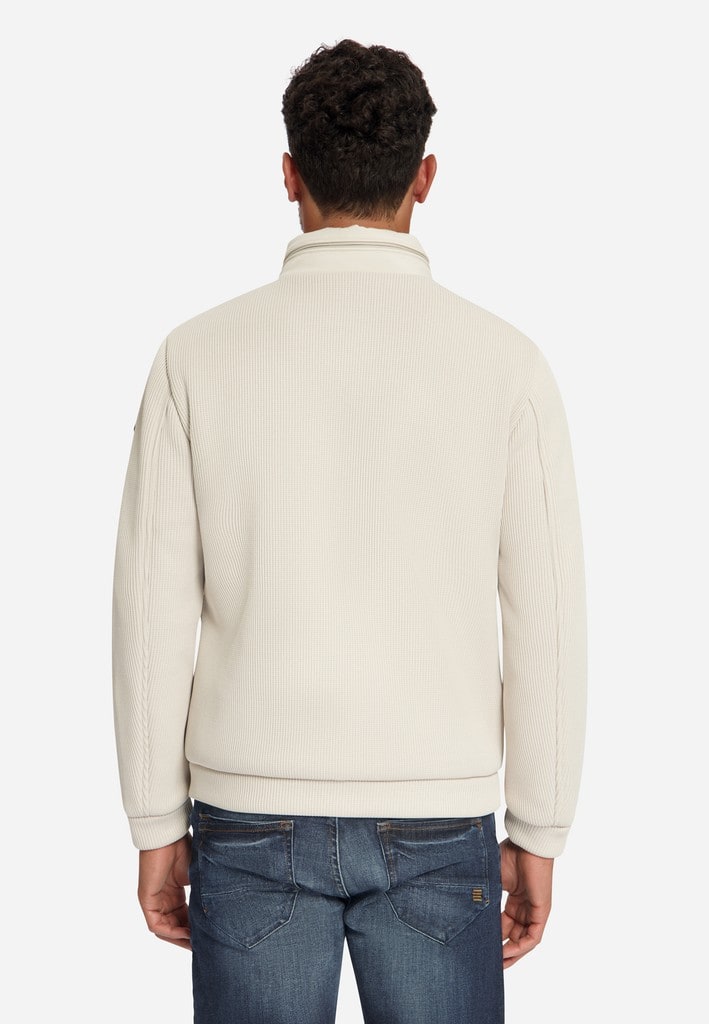 Jacket Short Fit Sealed Knitted Mix