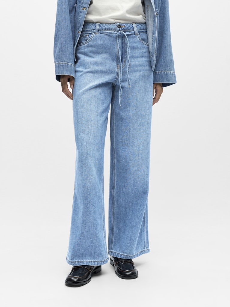 OBJROSIE MW WIDE JEANS NOOS