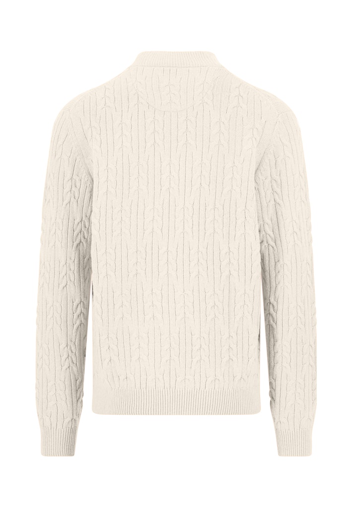 Zip Troyer, Soft Knit Cable*RWS