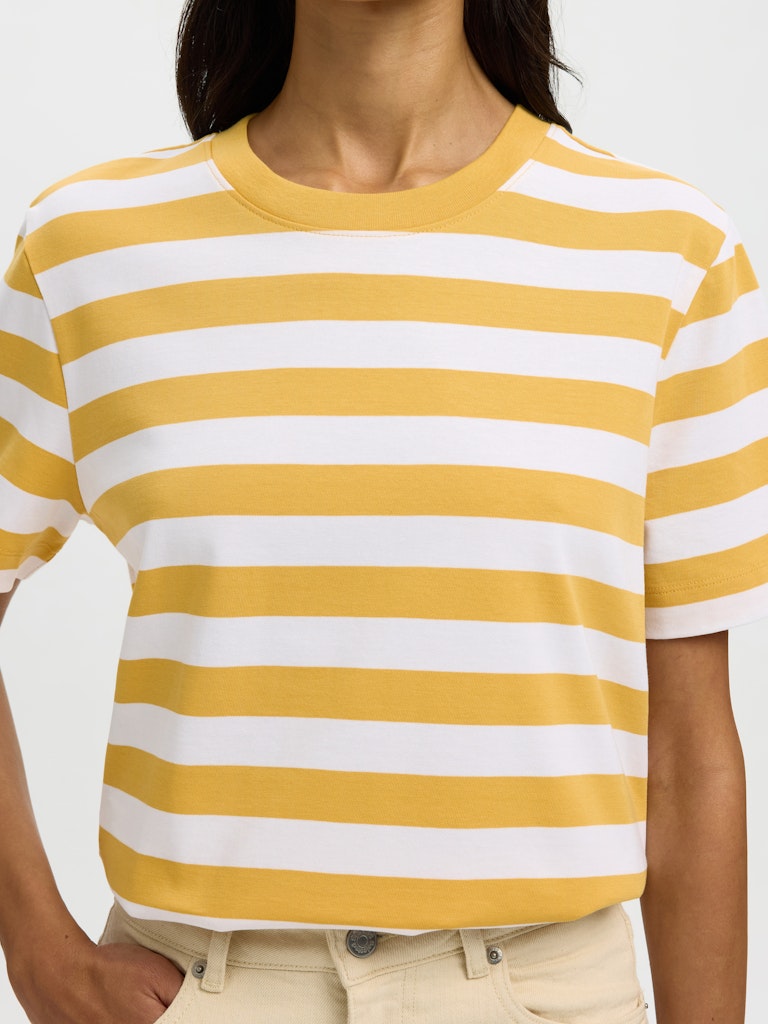 SLWESSENTIAL SS STRIPED BOXY TEE NOOS