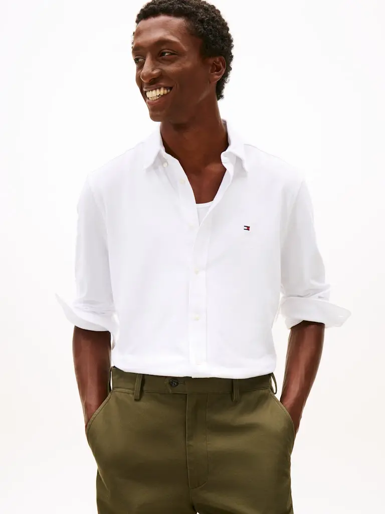 KNIT PIQUE FEATHERWEIGHT SHIRT
