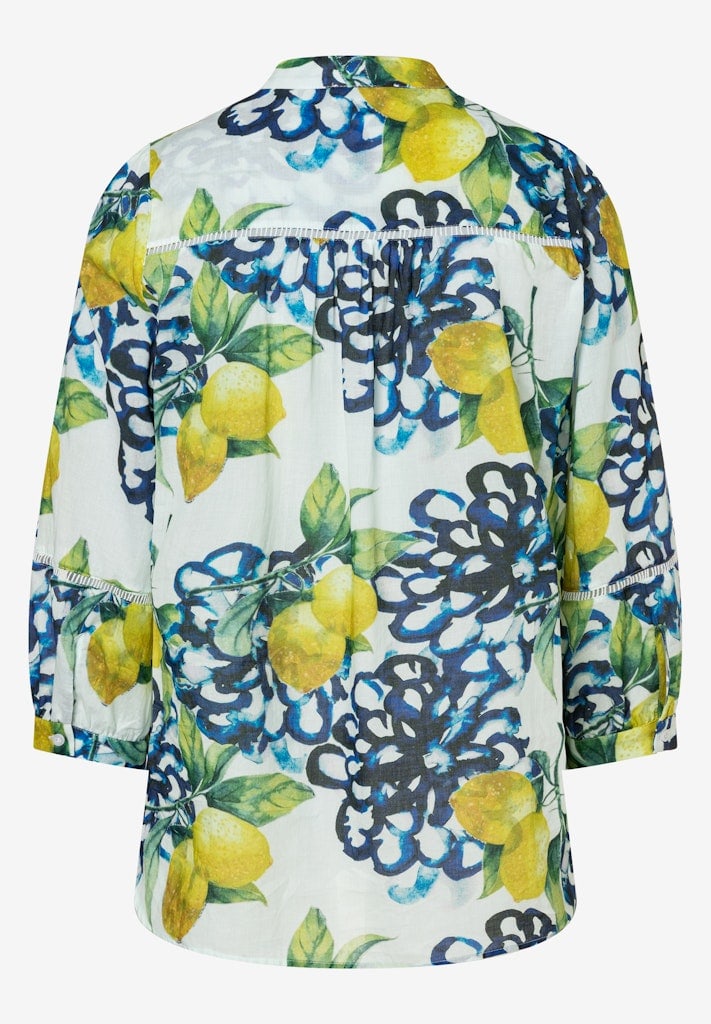 Printed CO-Voile Blouse