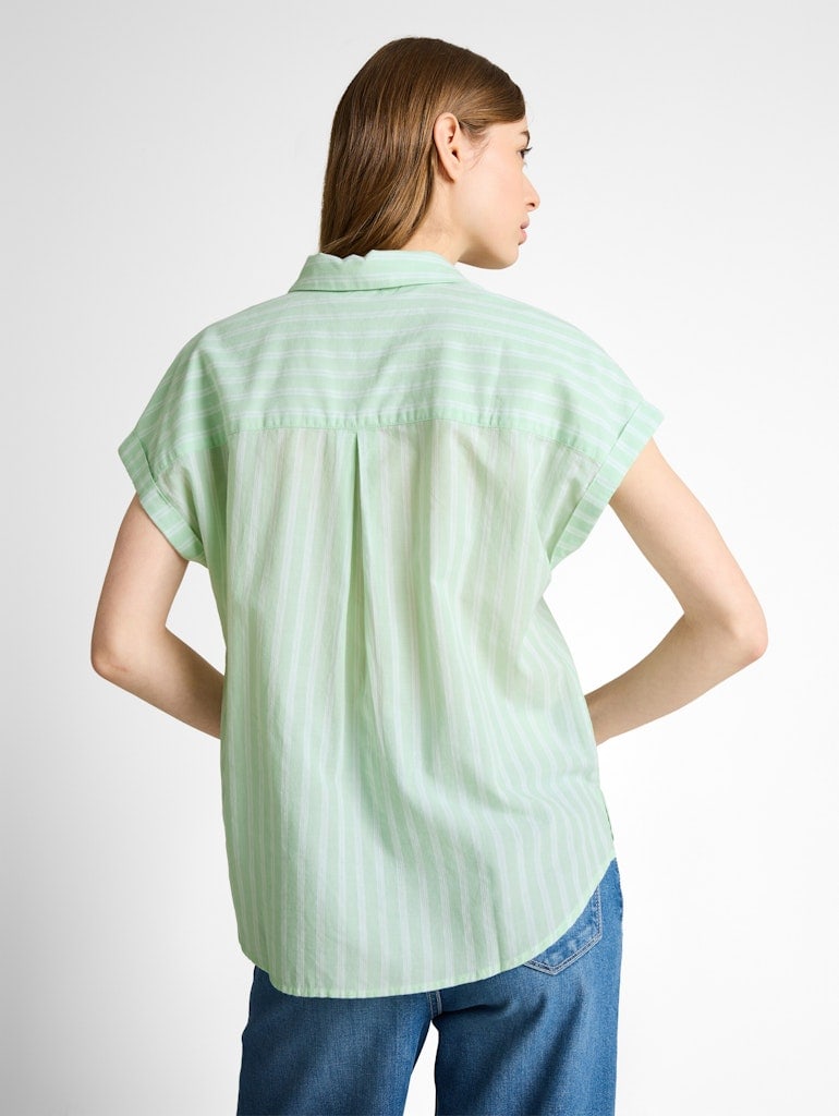 Bluse mit Streifenmuster