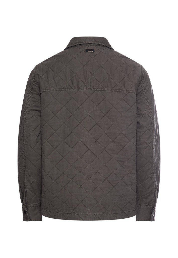 Overshirt mit Rautenmuster