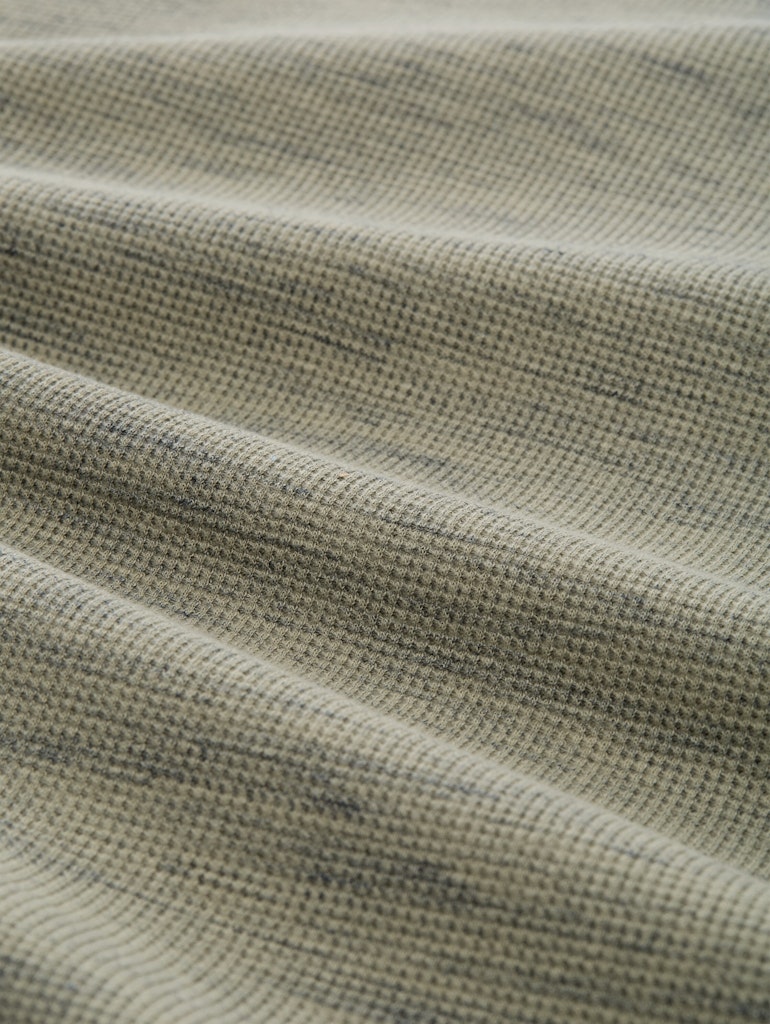 T-Shirt mit Waffelstruktur