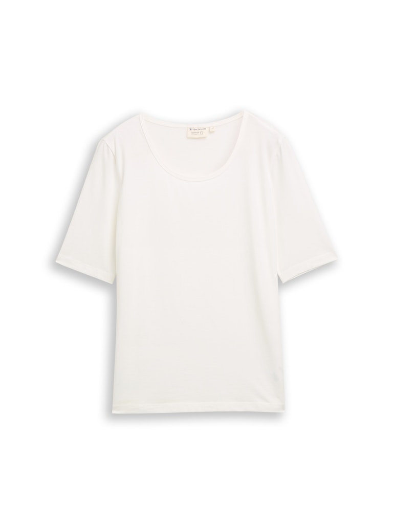 Basic T-Shirt mit Rundhalsausschnitt