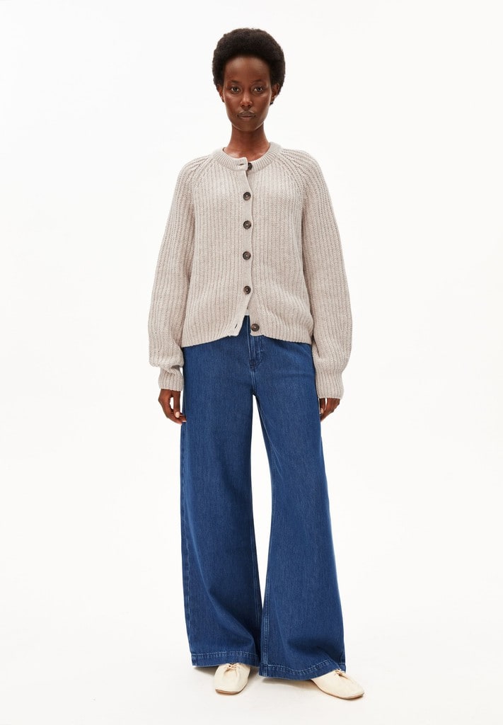 RIB KNIT CARDIGAN