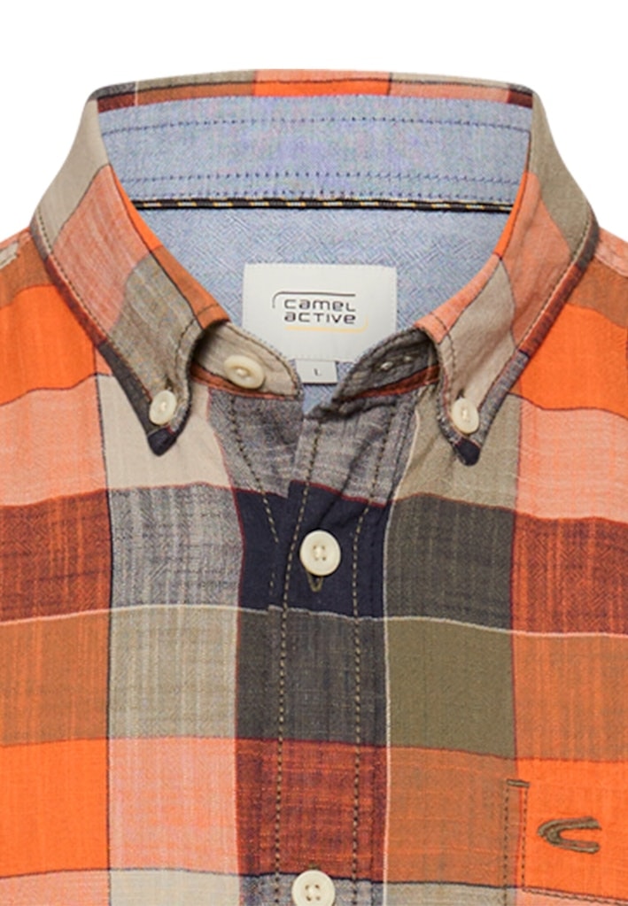 Karohemd aus reiner Baumwolle