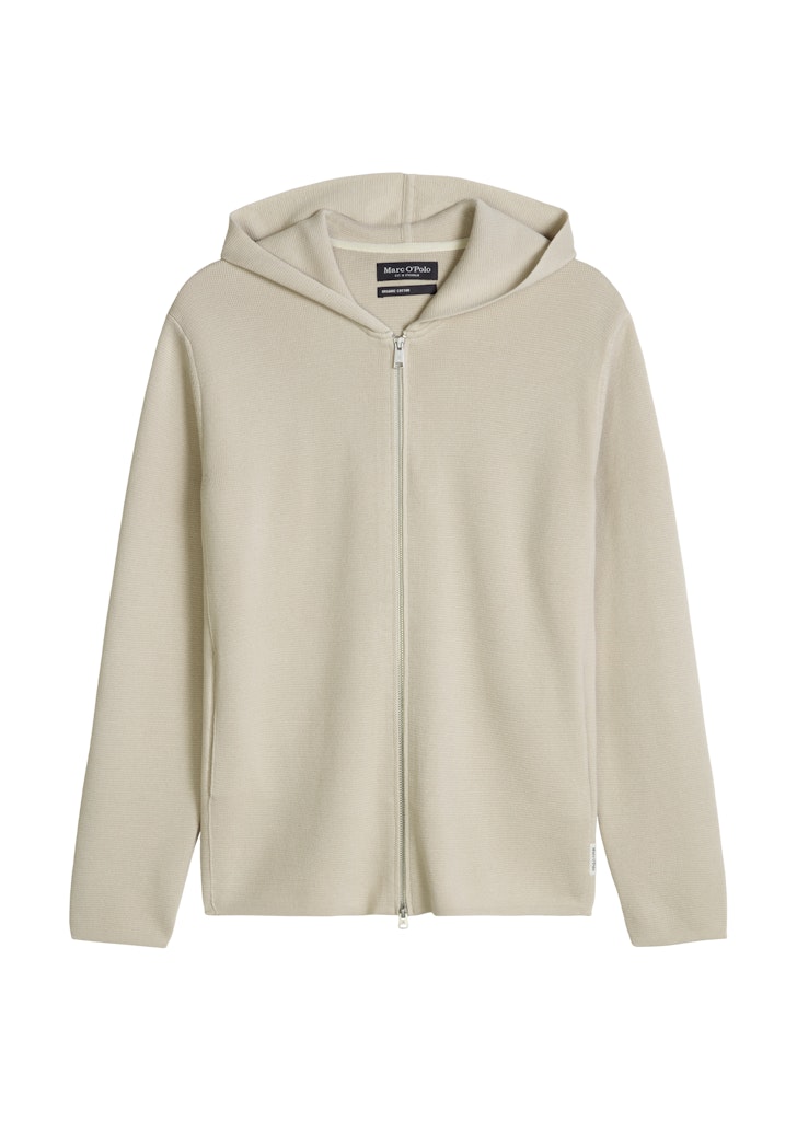 Kapuzen-Strickjacke regular