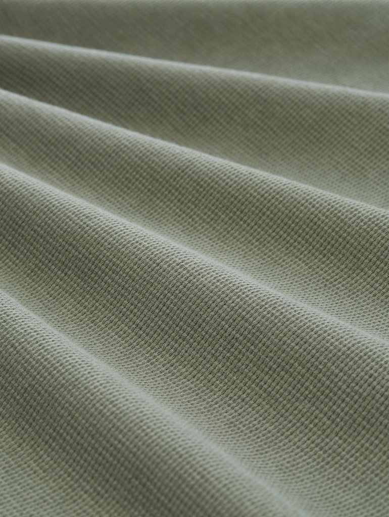 T-Shirt mit Waffelstruktur