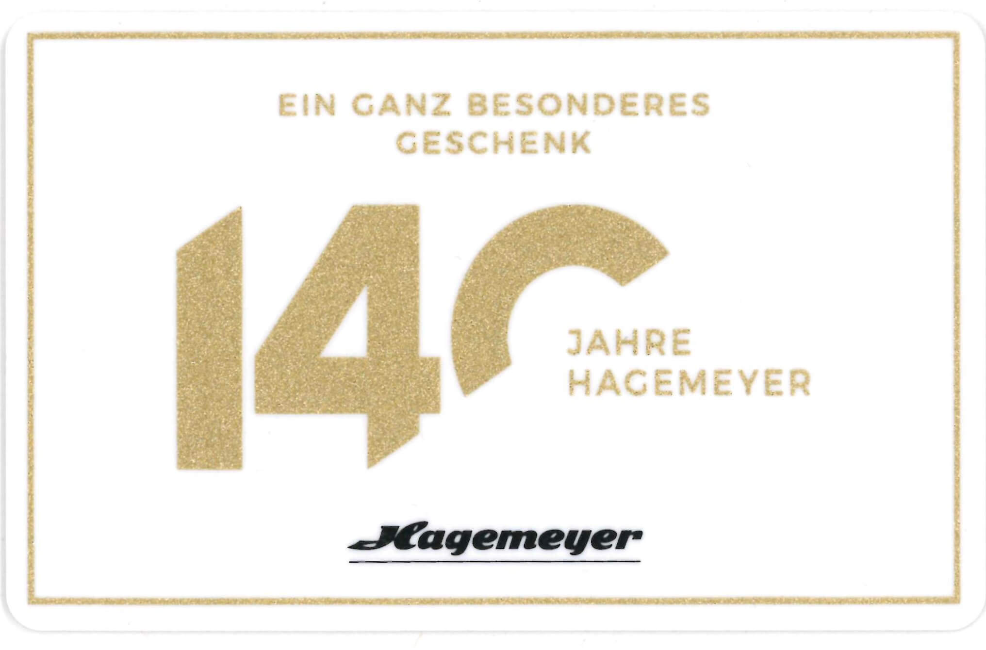 Motiv "140 Jahre Hagemeyer"