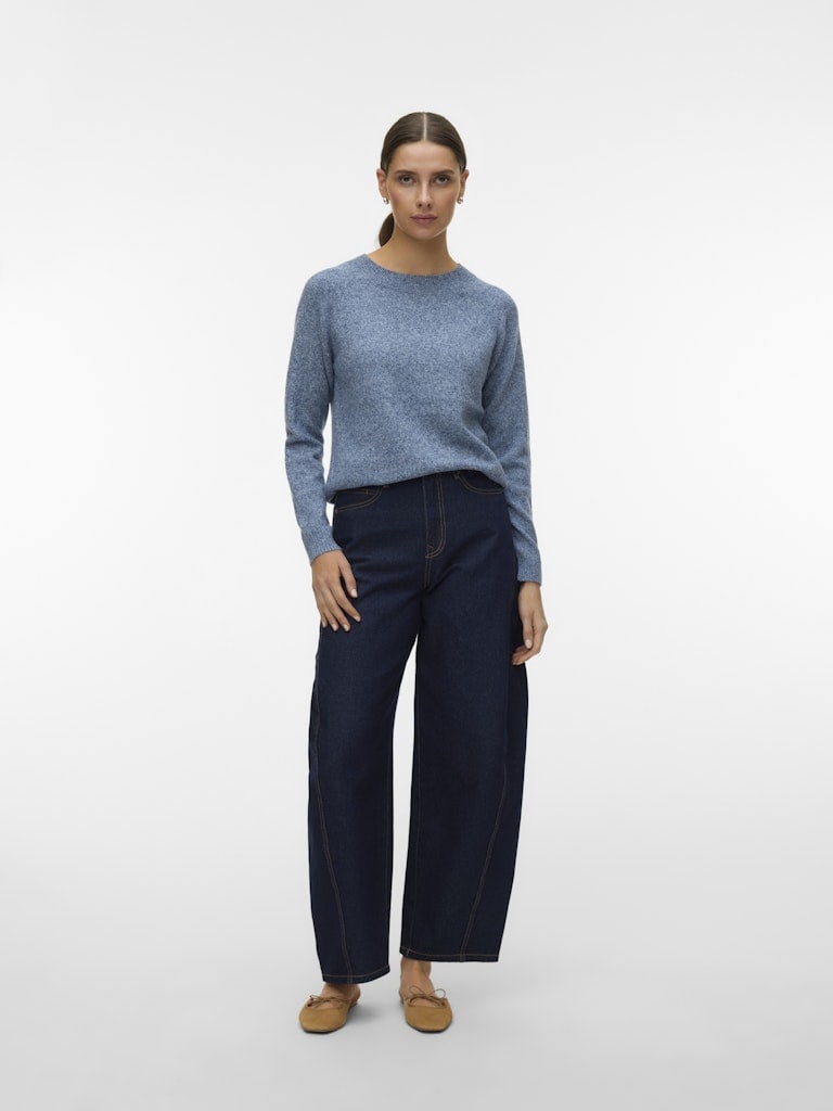 VMDOFFY LS O-NECK BLOUSE GA NOOS