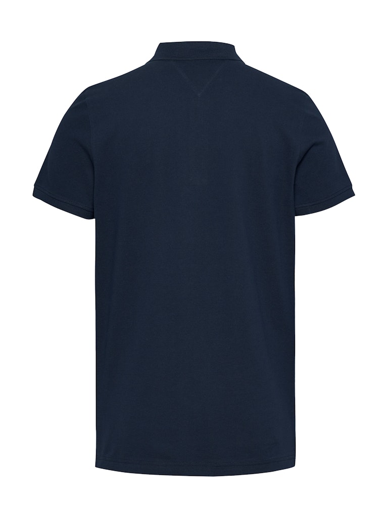 Tommy Flag Slim Fit Pique Polo Shirt