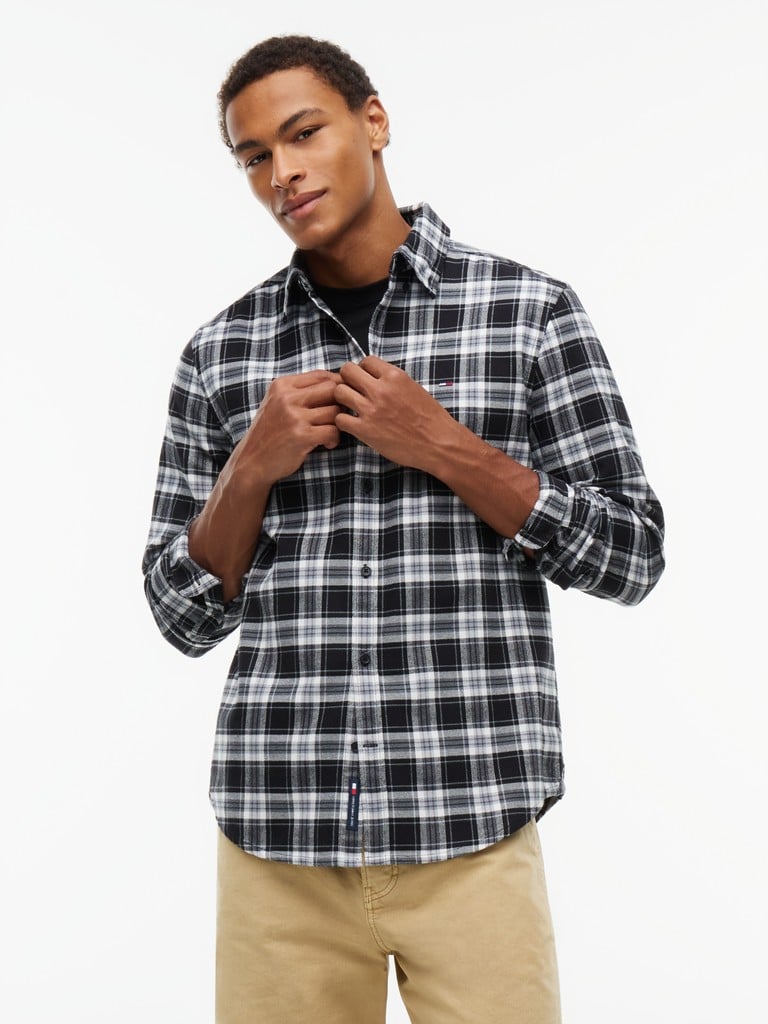 TJM REG FLANNEL CHECK SHIRT EXT