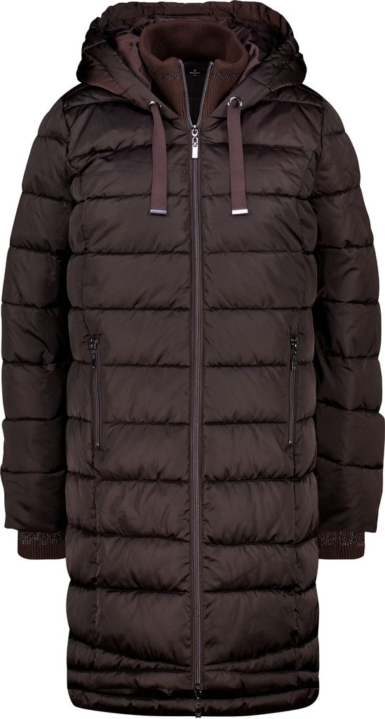 Steppmantel mit Lurex