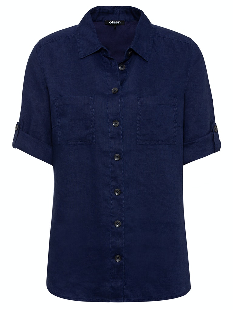 Blouse Woven Short Sleeves