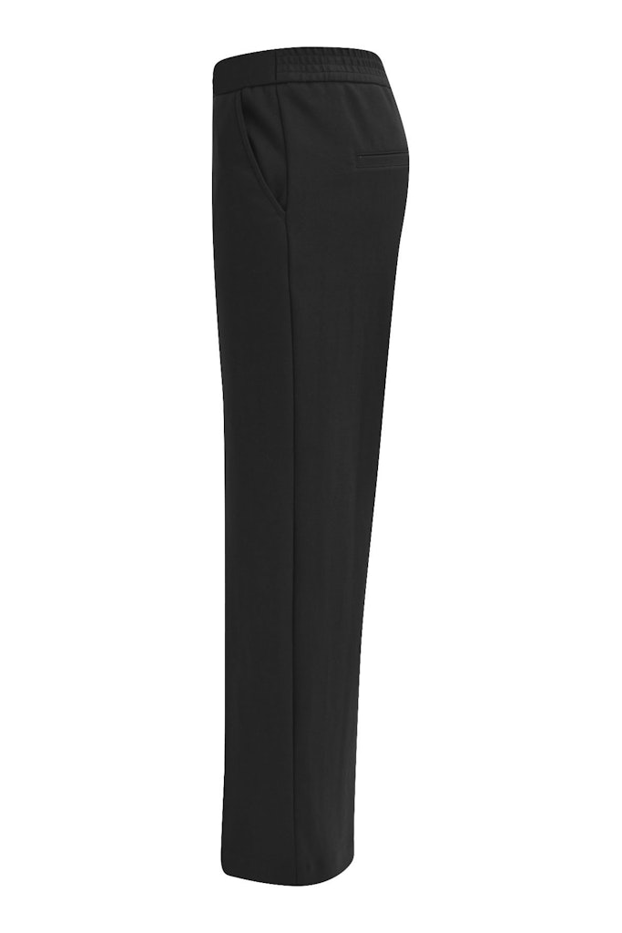 wideleg pants with elastic at back waist and french pockets