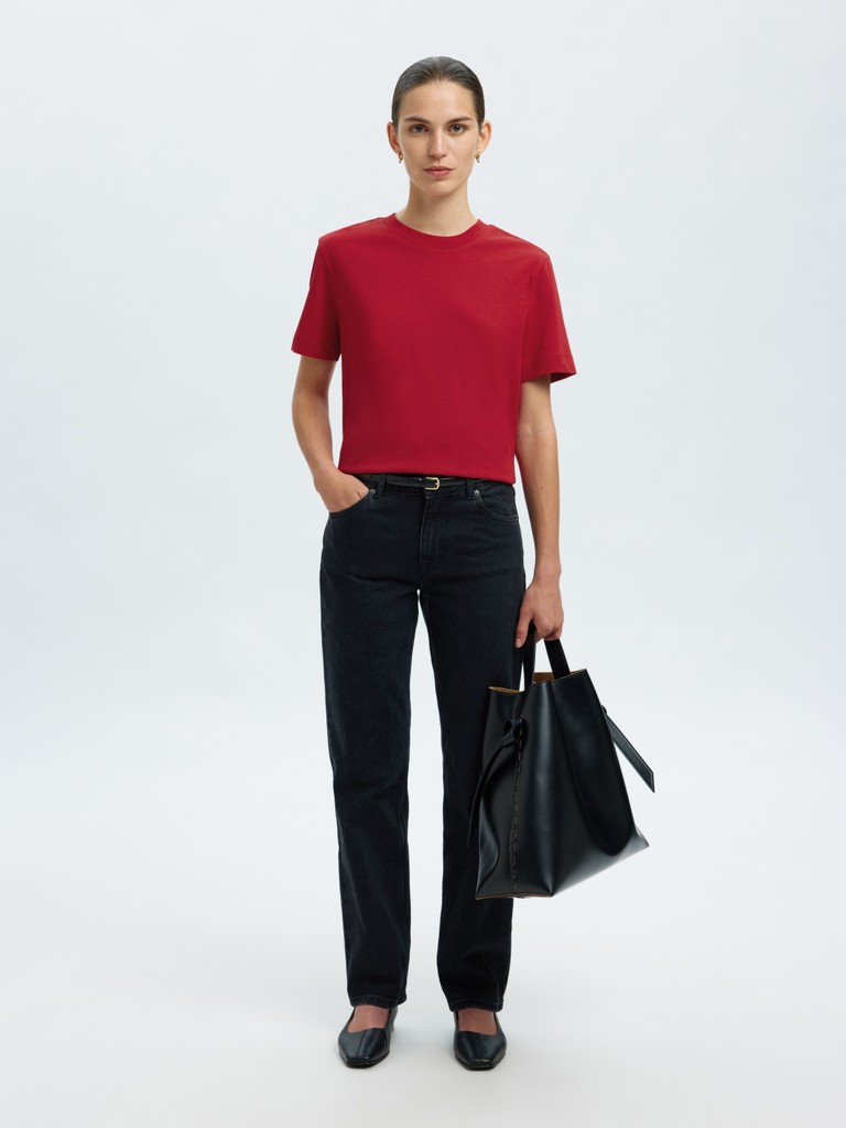 SLWESSENTIAL SS BOXY TEE NOOS