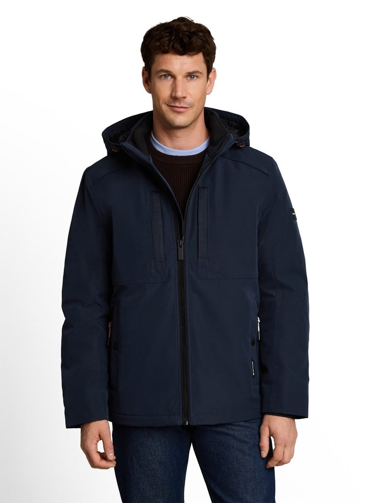 Funktionsjacke mit abnehmbarer Kapuze