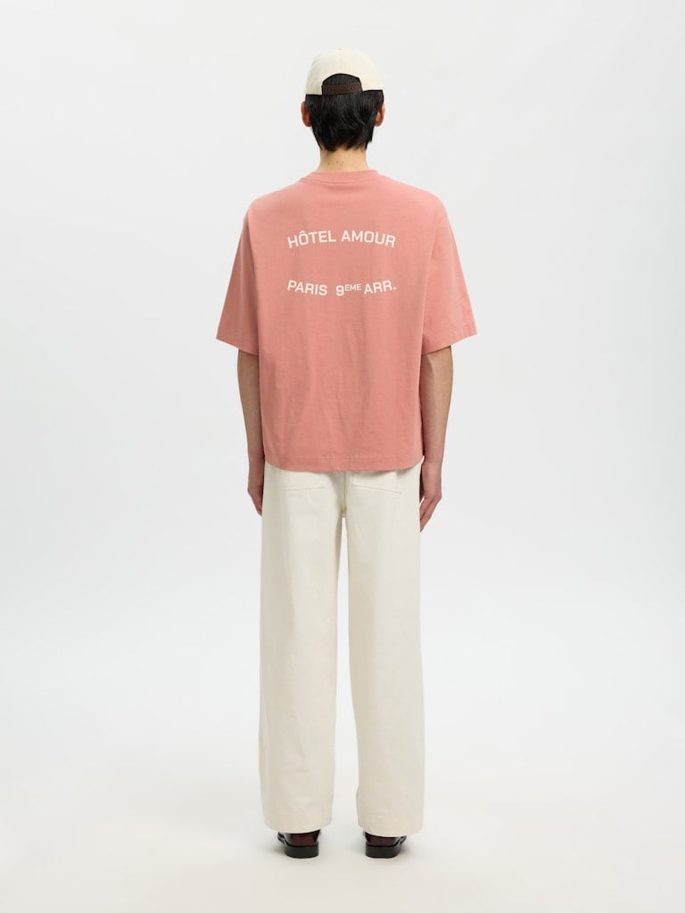 SLHBOXYLIAM SS O-NECK TEE HOTEL AMOUR