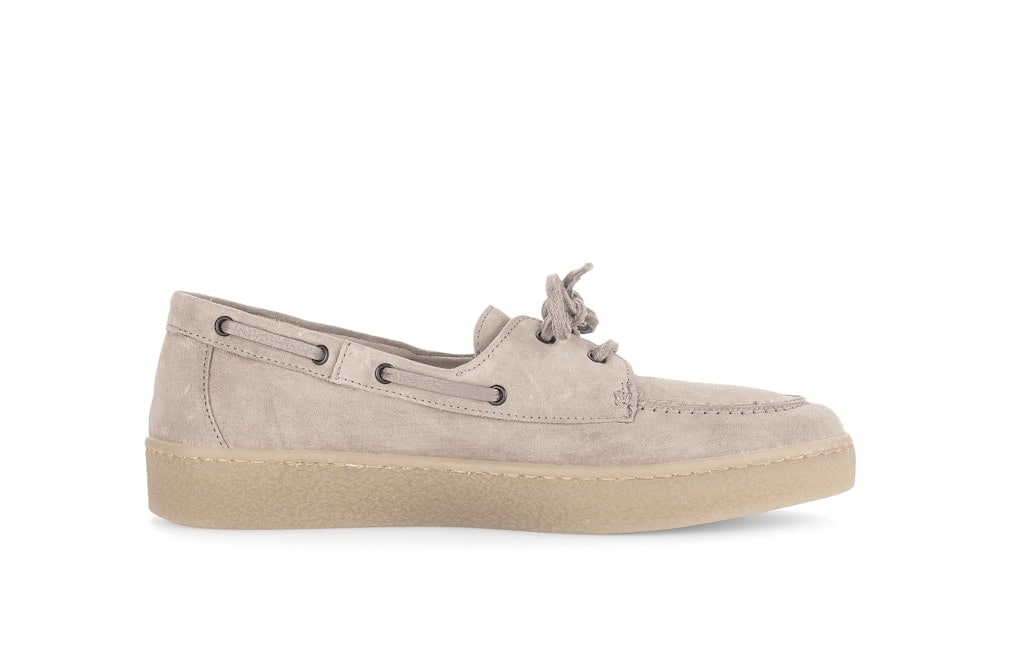 Mokassins Rauleder beige