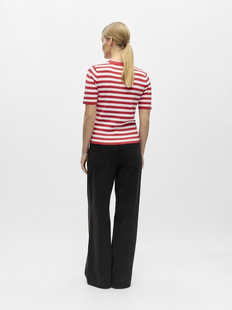 OBJESTER S/S NEW KNIT PULLOVER NOOS