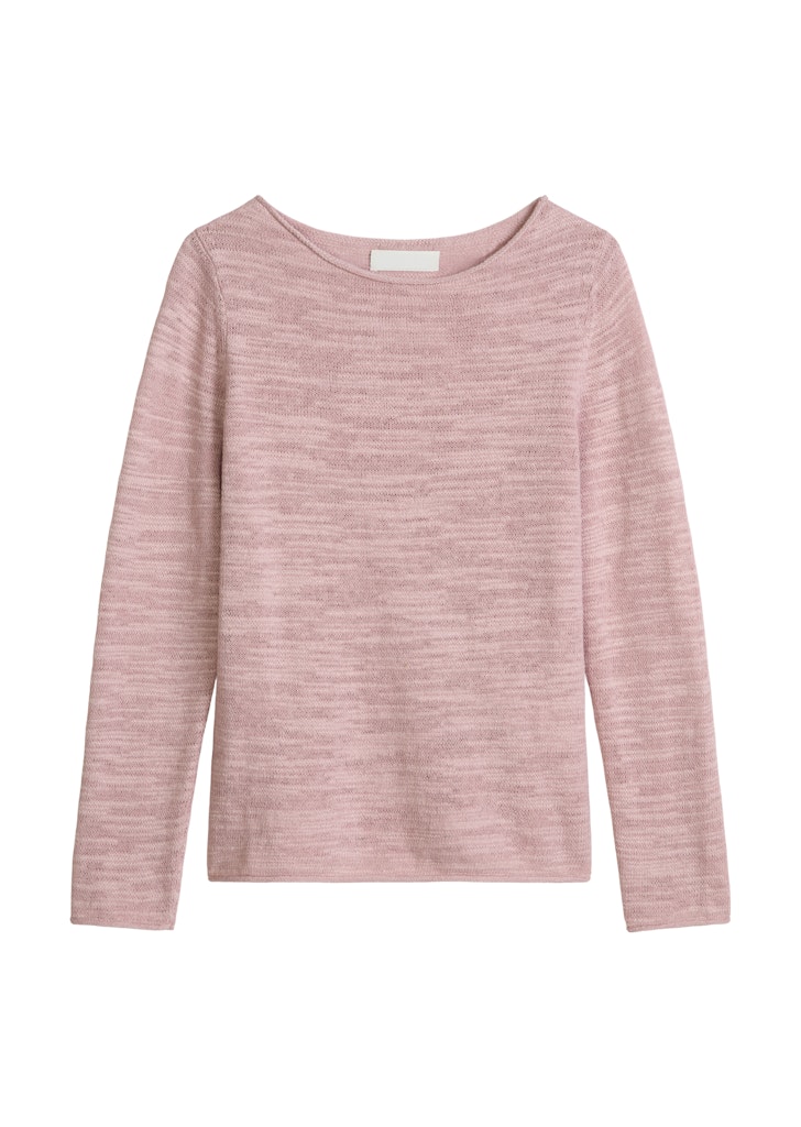 Slub-Pullover slim
