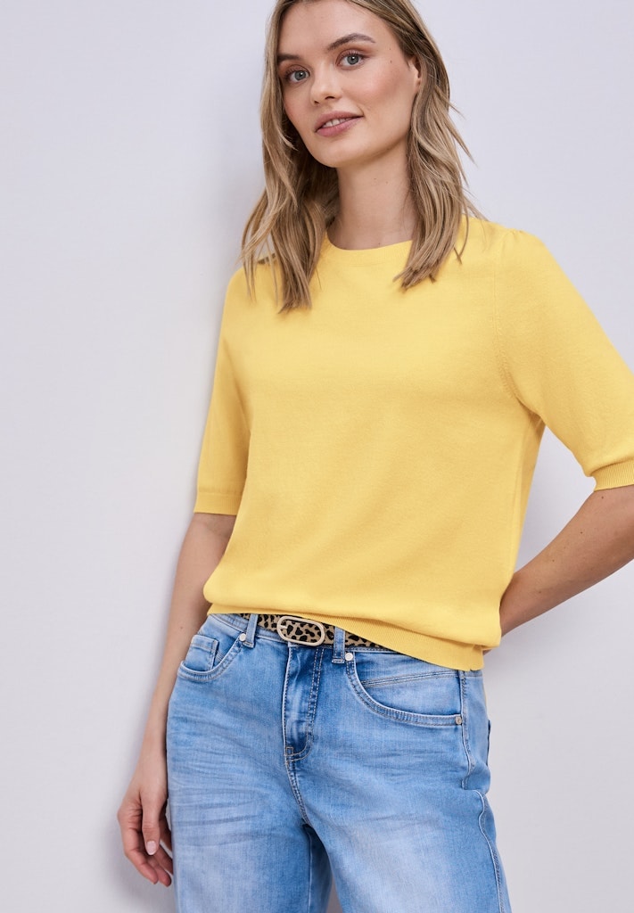 Pullover in Unifarbe