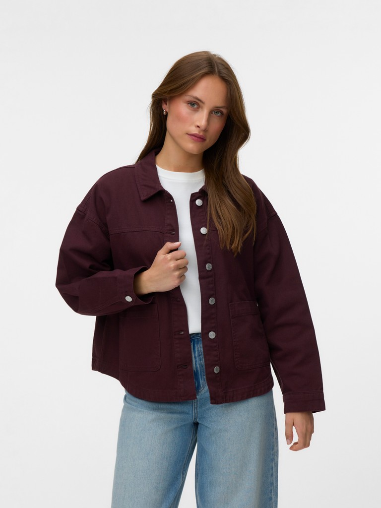VMJAMIE LS DENIM SHACKET MIX GA NOOS