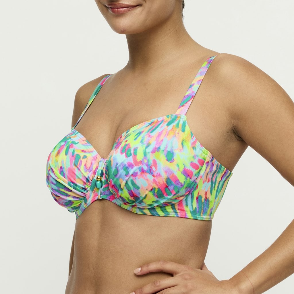 DOUALA Impressionist Summer Vollschalen Bikini-Top