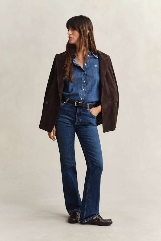 Regular Fit Jeansbluse