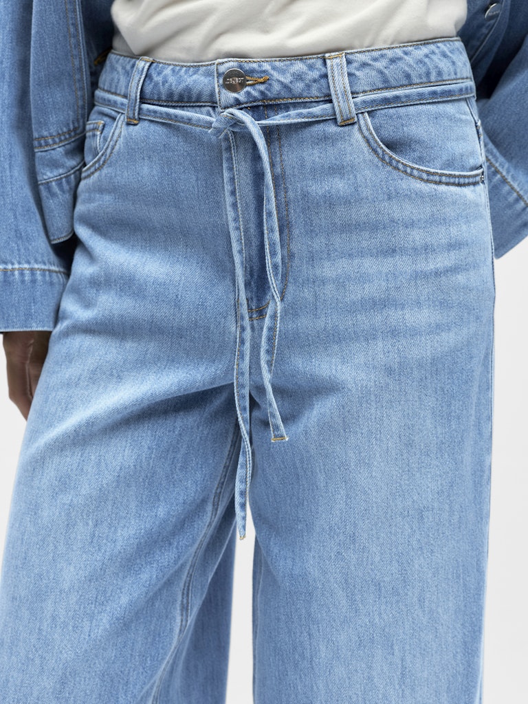 OBJROSIE MW WIDE JEANS NOOS