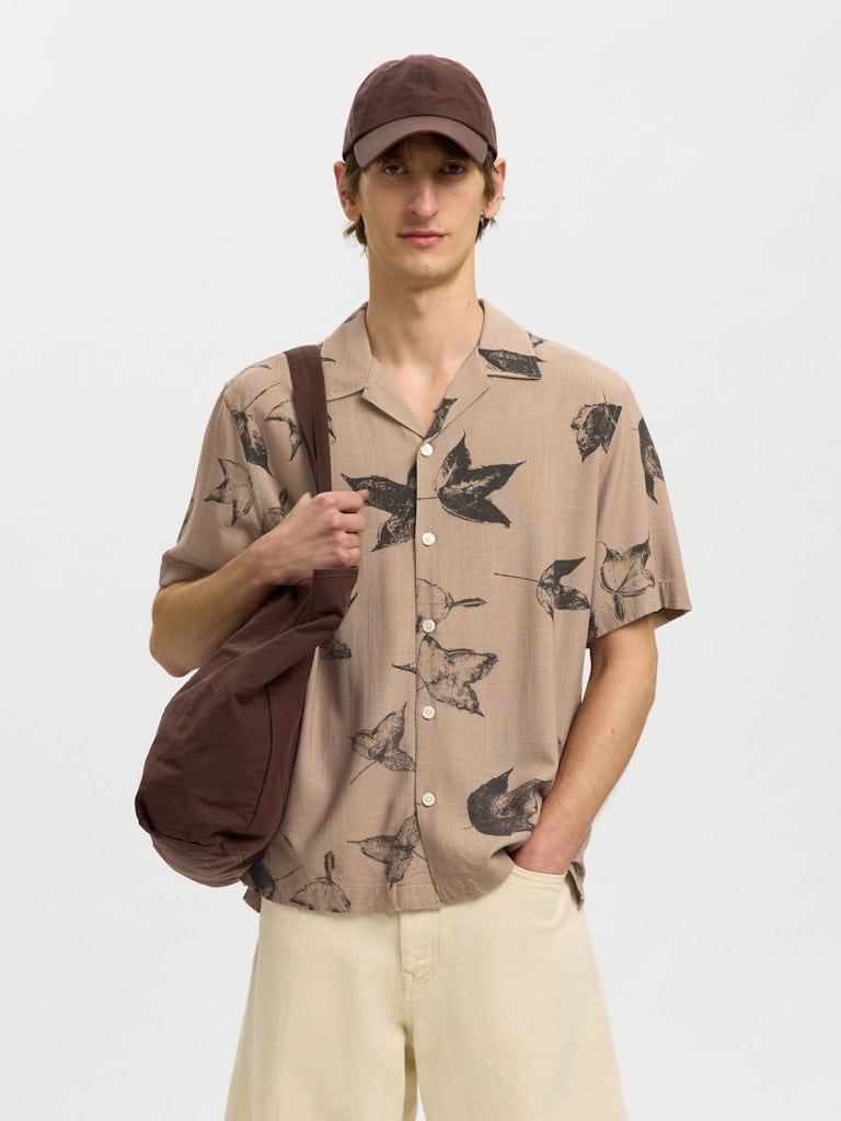 SLHREGTERRY AOP SS SHIRT