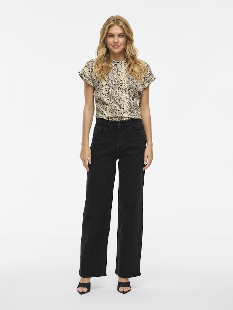 VIFREYA JAF HW WIDE JEANS - NOOS