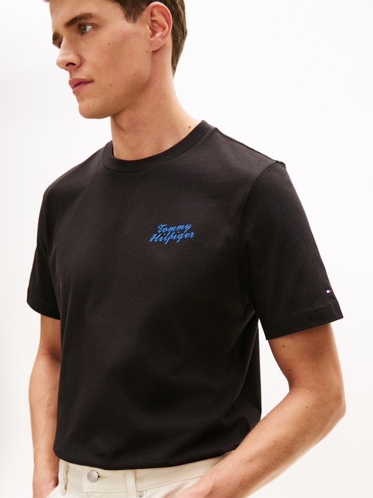 Back Photo Print Jersey T-Shirt