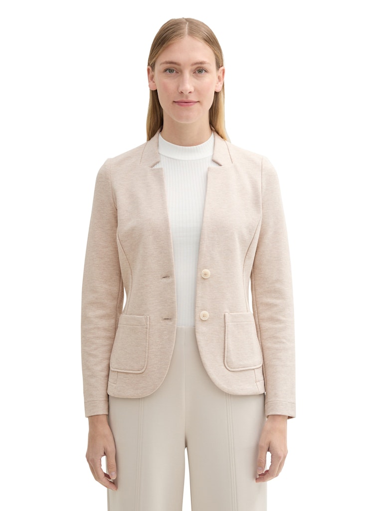 Slim Fit Blazer mit Ottoman Struktur