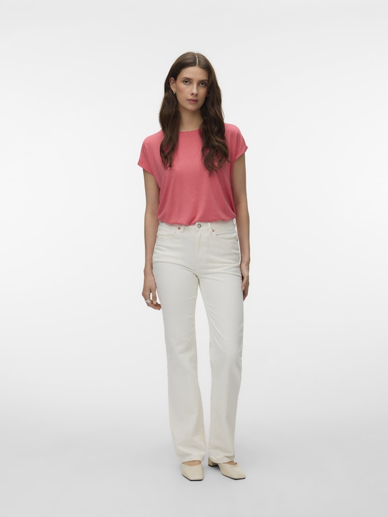 VMLAVA GLITTER SS TOP STRIPE LX JRS NOOS