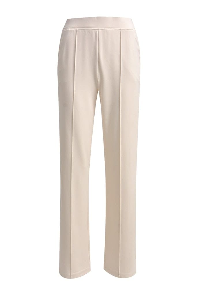 wideleg pants with elastic at back waist and french pockets